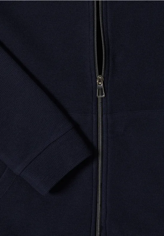 Leichte Hoodie Jacke urban dark blue