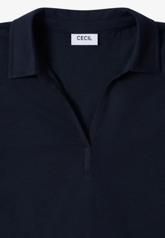 T-shirt au look chemisier urban dark blue