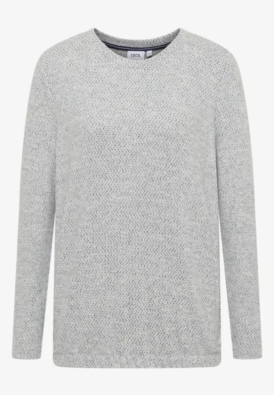 Herringbone Jacquard Shirt urban dark blue