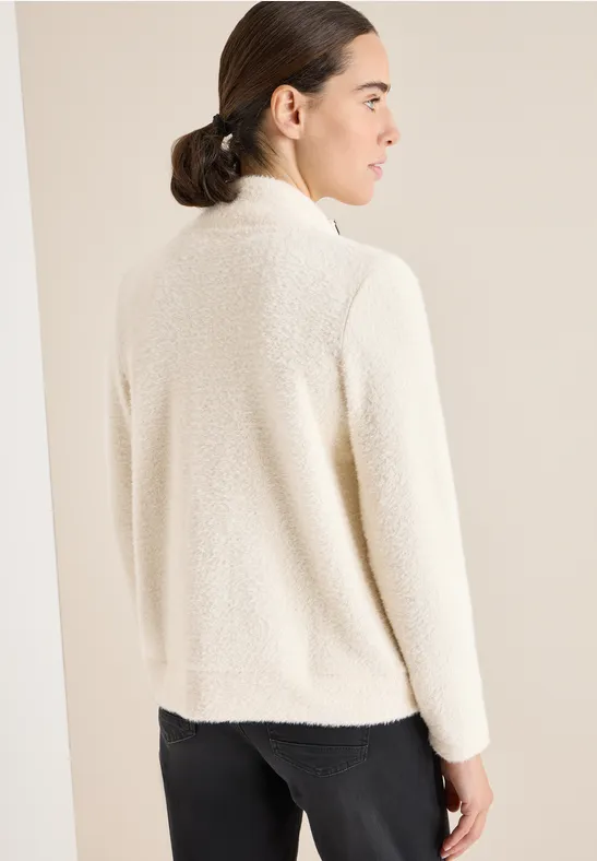 Federgarn Jacke light greige
