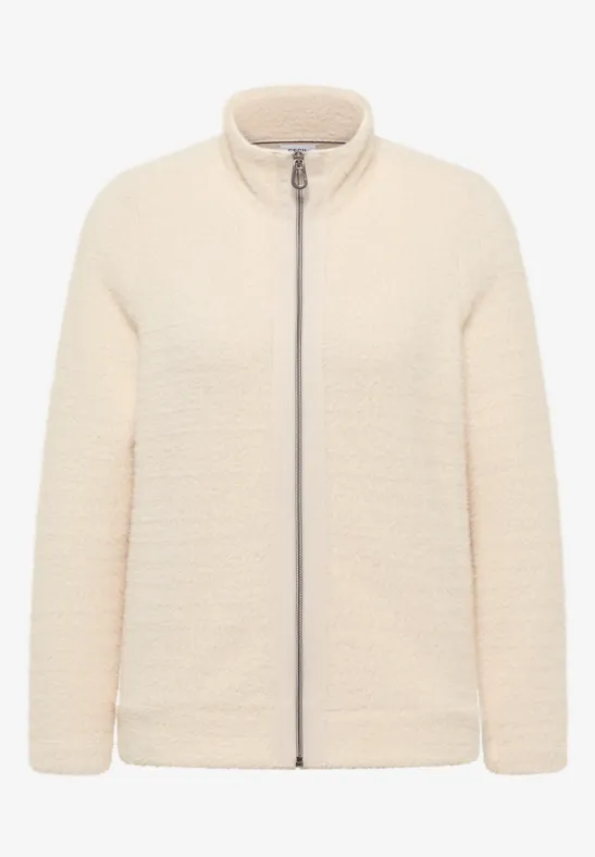 Federgarn Jacke light greige