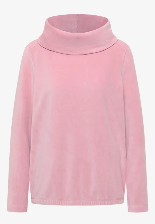 Corduroy shirt met grote kraag null