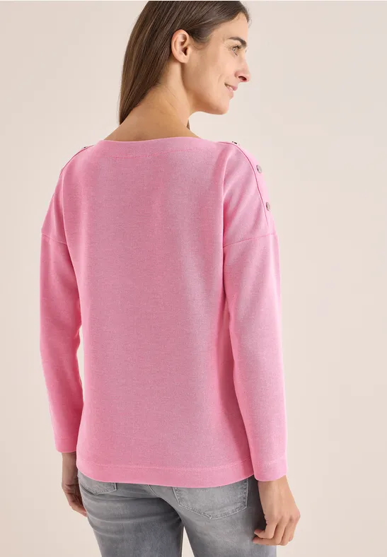 T-shirt doux mélangé dark blossom melange