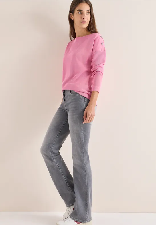 T-shirt doux mélangé dark blossom melange