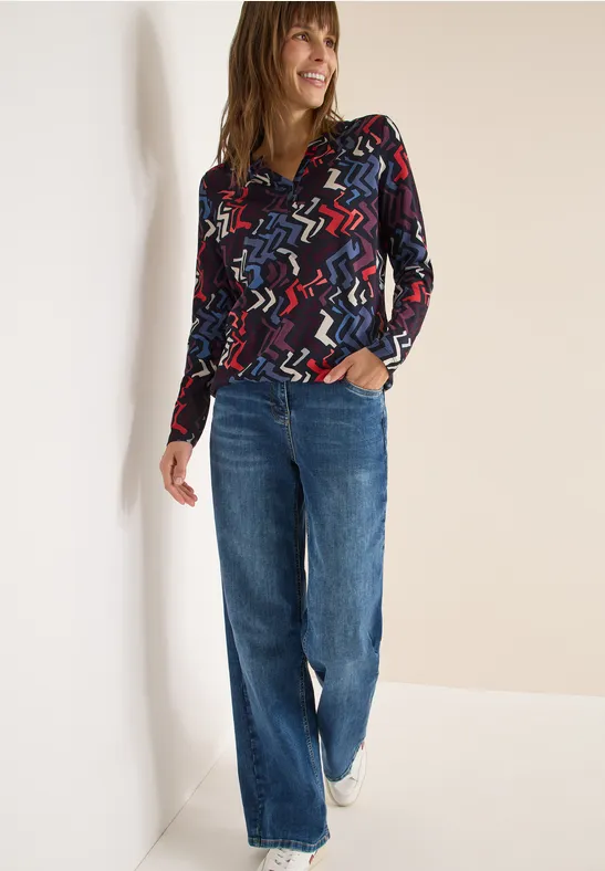Shirt met patroon null
