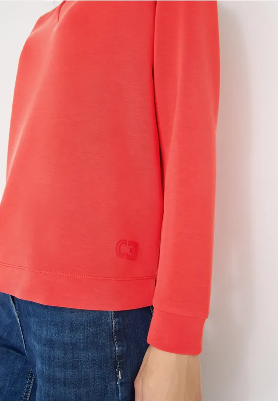 Koszula z dużym kołnierzem pumpkin orange