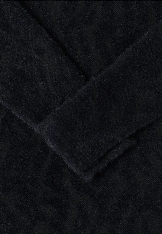 Żakardowa koszula z przędzy z piór Black