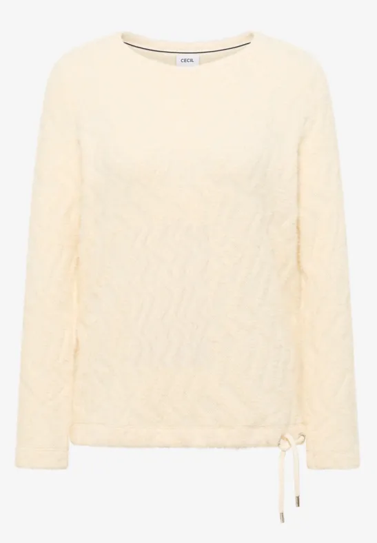 Federgrarn Jacquard Shirt creamy white