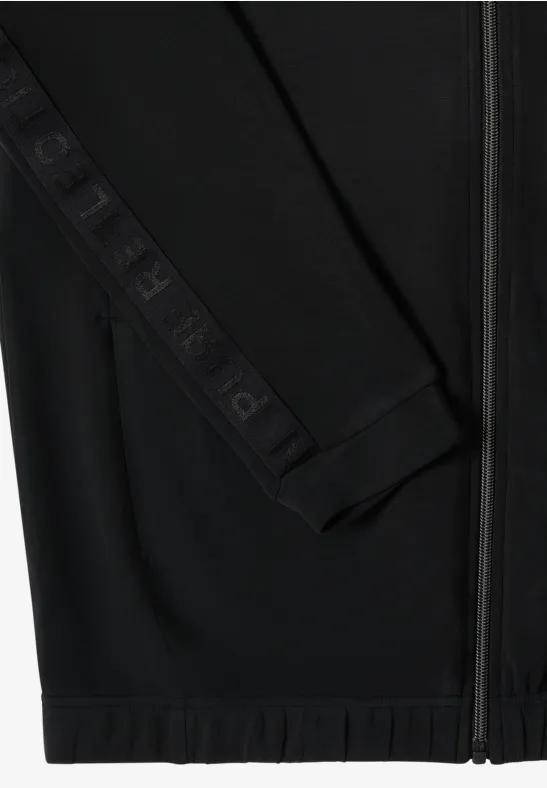 Softe Jacke mit Tapedetail Black