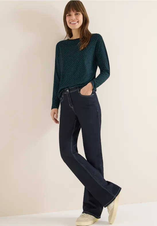 T-shirt à motifs dark sea green