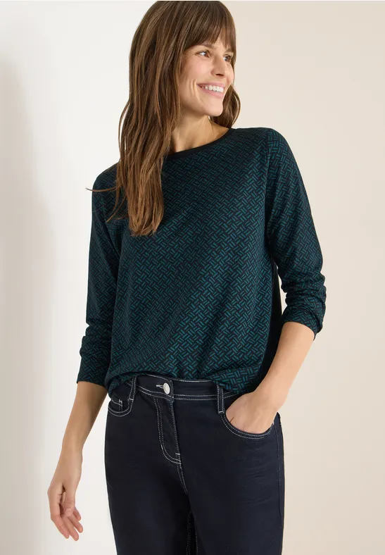 T-shirt à motifs dark sea green