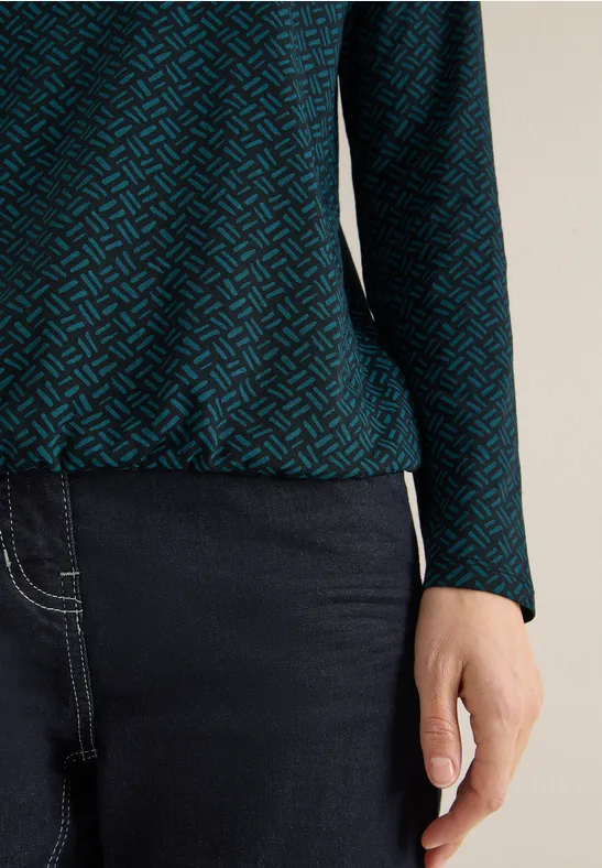 T-shirt à motifs dark sea green