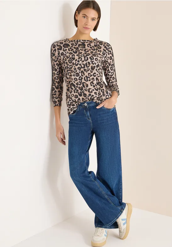 Leo Langarmshirt urban taupe