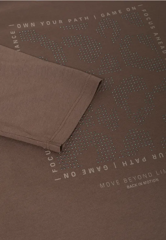 T-shirt avec pierres précieuses null