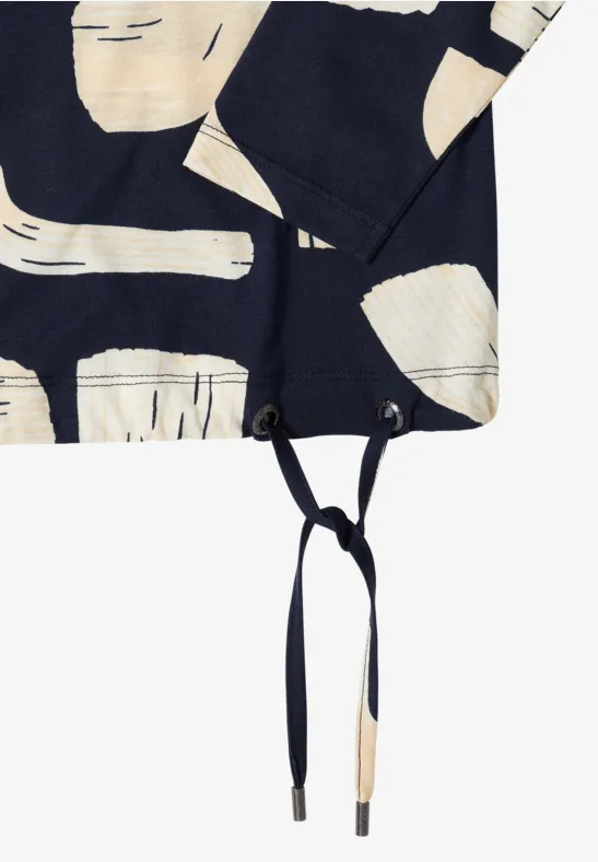 Shirt met patroon universal blue