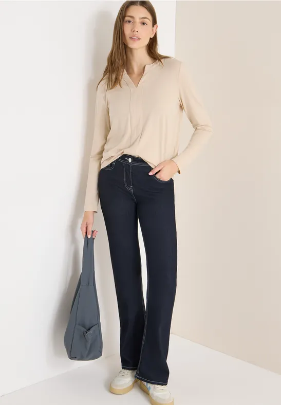 Shirt im Tunika-Look pearl beige