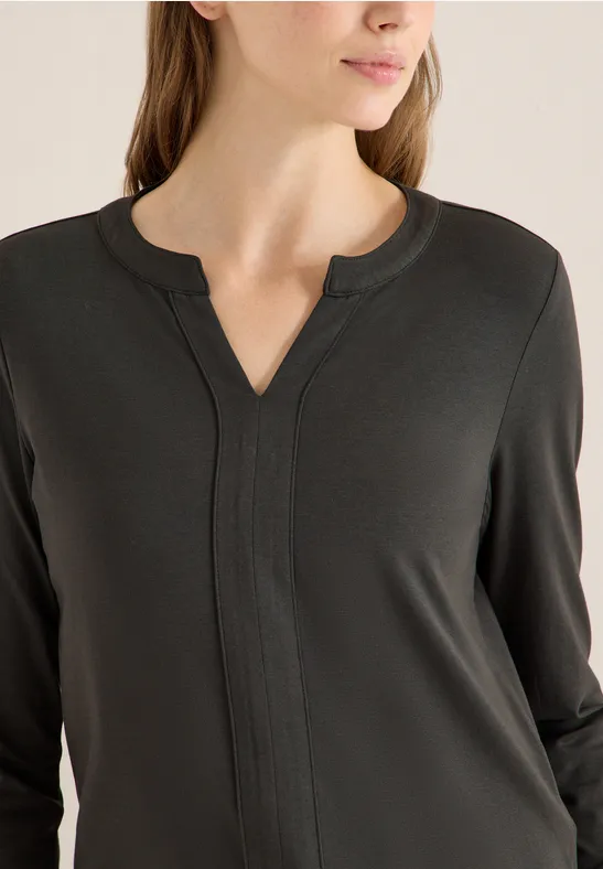 T-shirt au look tunique null