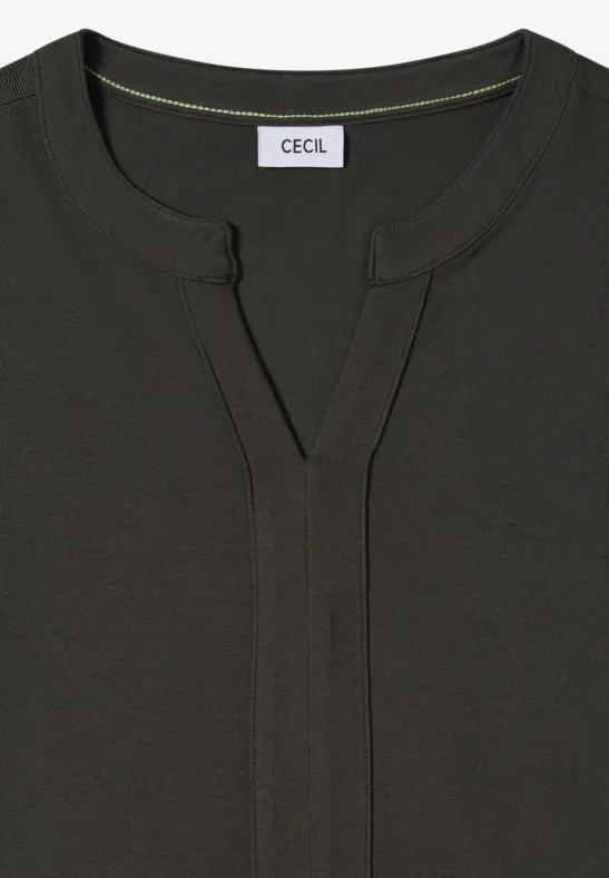 T-shirt au look tunique null