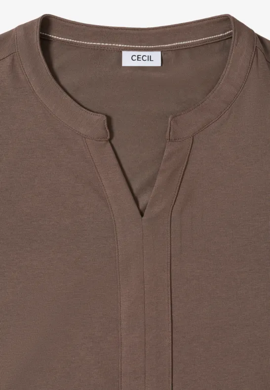 T-shirt au look tunique null