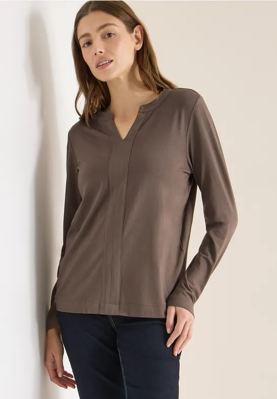 T-shirt au look tunique null