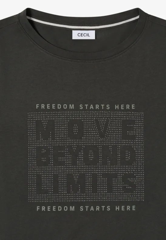 Shirt met edelstenen null