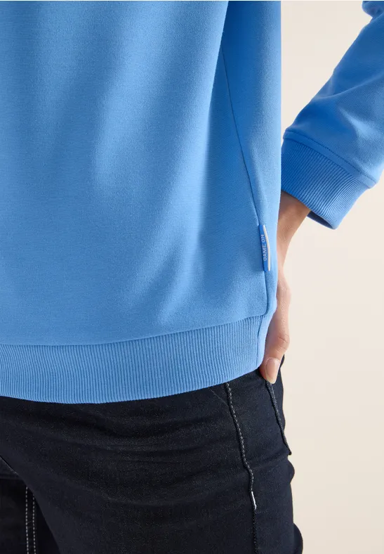 Shirt mit Frontprint fountain blue