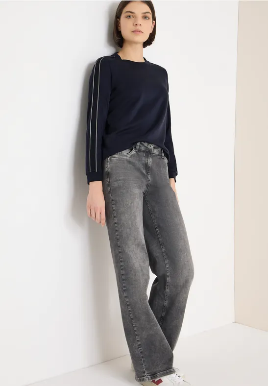 T-shirt avec détails de bande universal blue