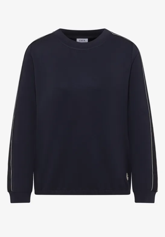 T-shirt avec détails de bande universal blue