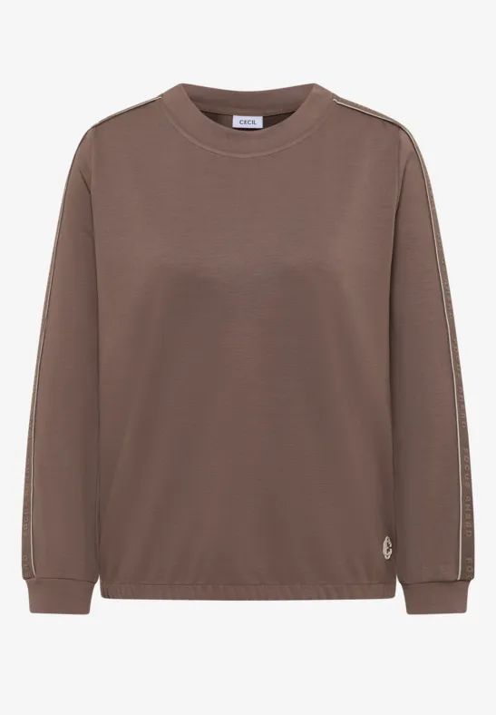 T-shirt avec détails de bande null