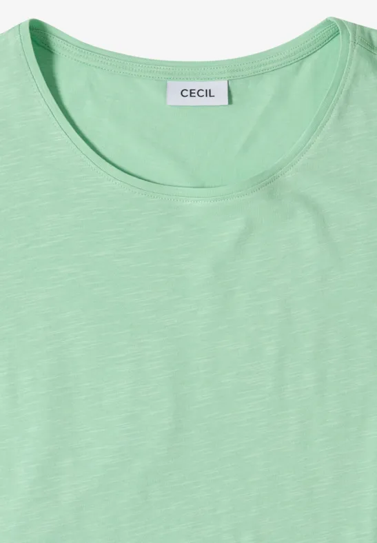 T-shirt basique à col rond en pack de 2 grain beige/juicy lime