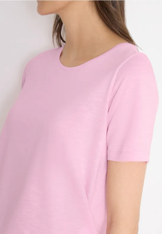 T-shirt basique à col rond en pack de 2 blush rose/sweet grape red