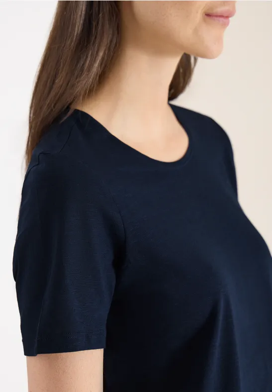 Basic Shirt met ronde hals in een 2-pack universal blue/universal blue