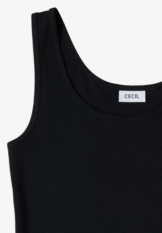 Basic Top mit Rundhals im 2er-Pack black/black