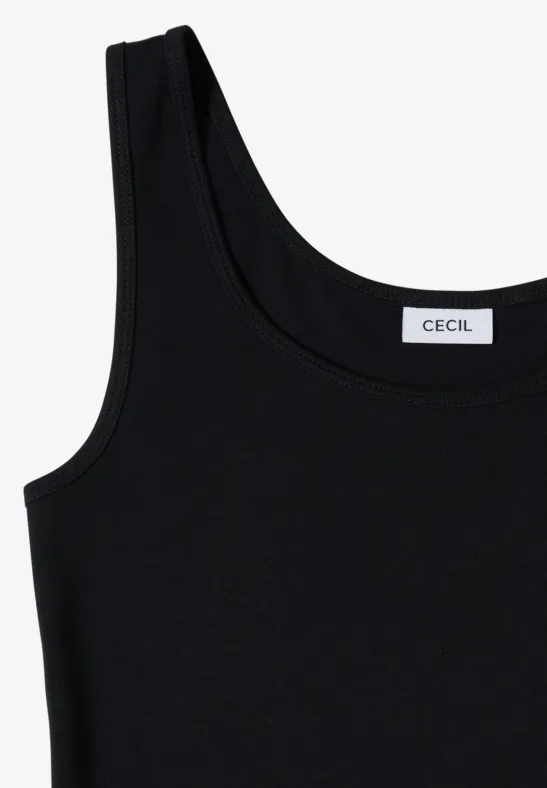 Top basique à col rond en pack de 2 black/white