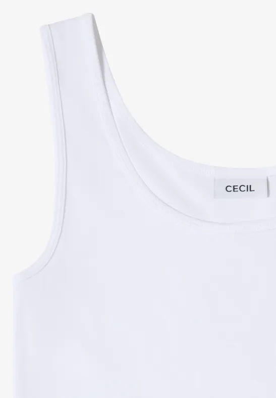 Top basique à col rond en pack de 2 white/white