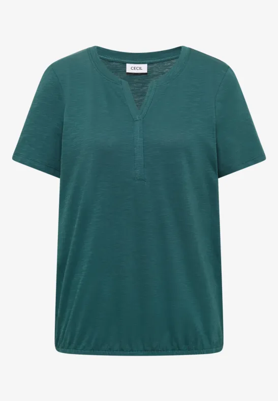 T-shirt de base au look tunique jungle green
