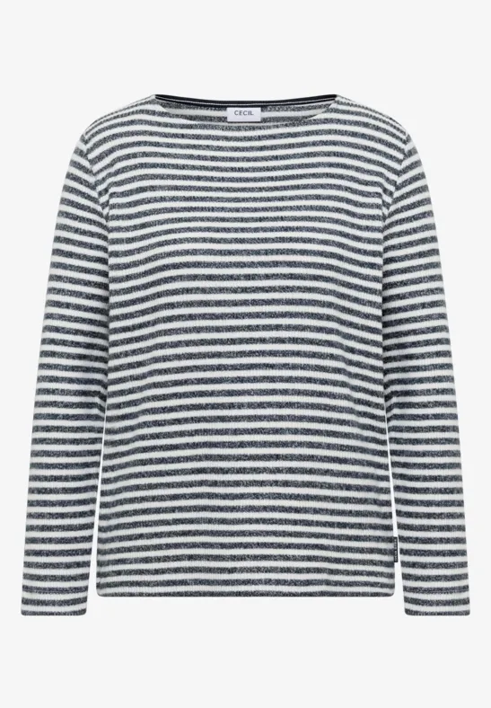 Gestreept shirt universal blue melange