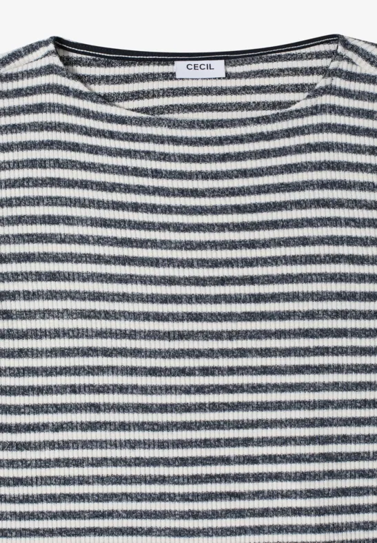 Gestreept shirt universal blue melange