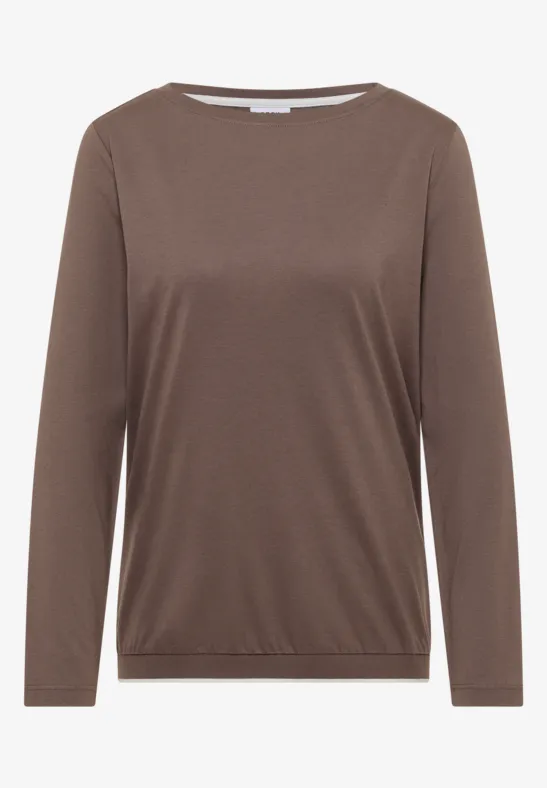 T-shirt en couleur unie urban taupe