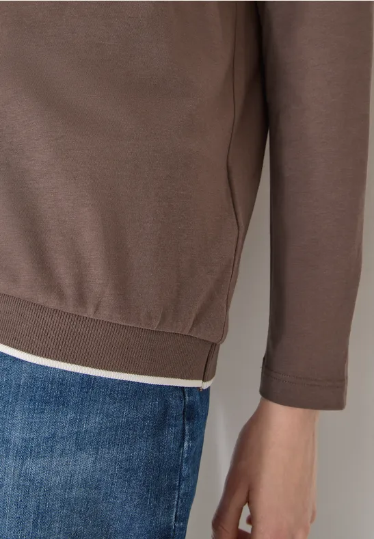 T-shirt en couleur unie urban taupe