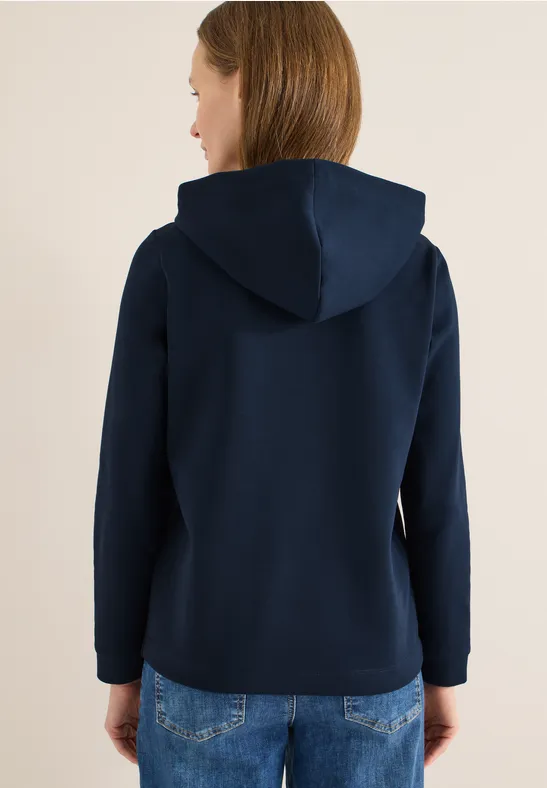 Hoodie shirt met touwtjes universal blue