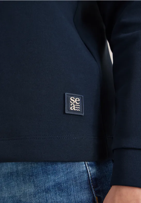 Hoodie shirt met touwtjes universal blue