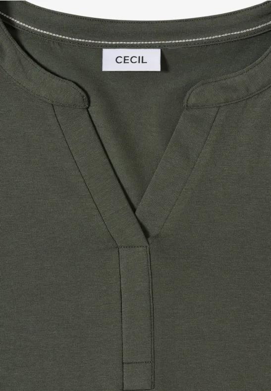 Shirt im Tunika-Look khaki