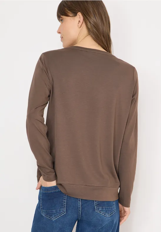 Shirt im Tunika-Look urban taupe
