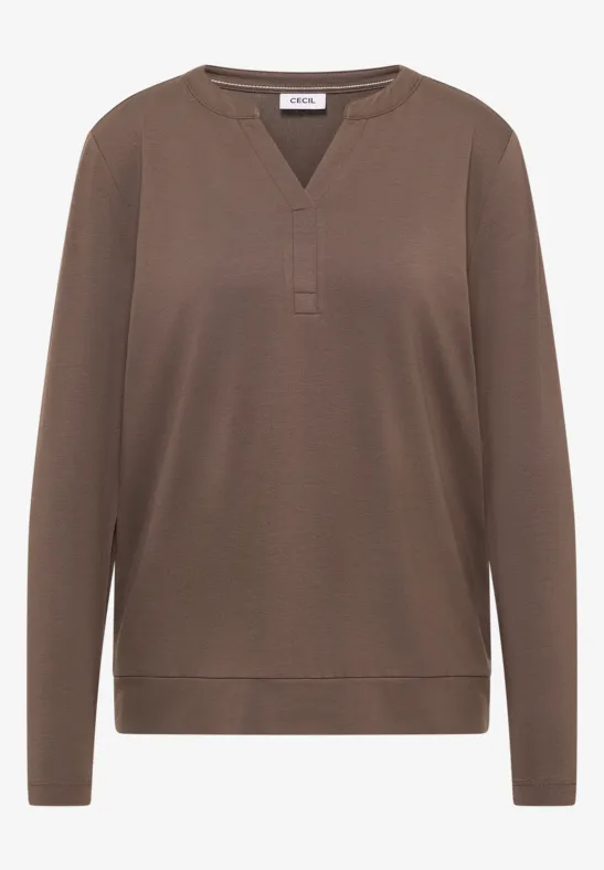 Shirt im Tunika-Look urban taupe