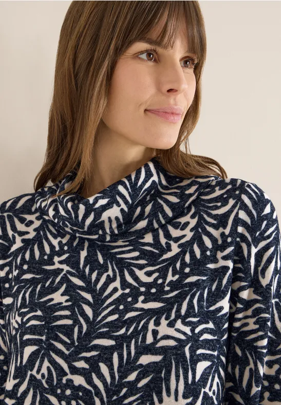 T-shirt deux tons universal blue melange