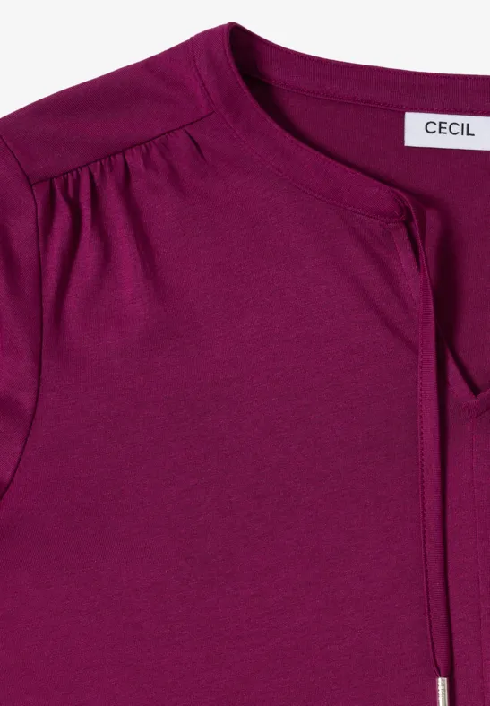 Shirt im Tunika-Look magenta purple