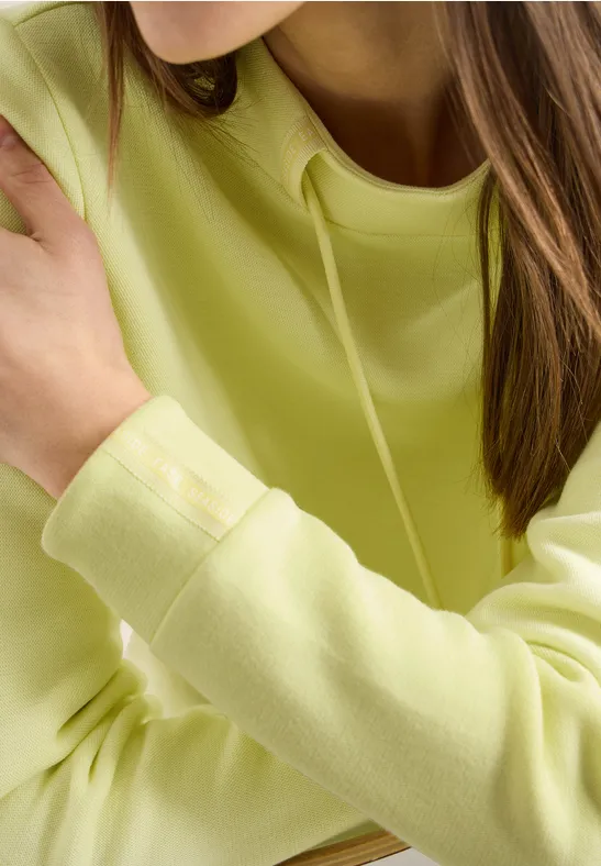 Shirt mit Tape-Detail iced yellow