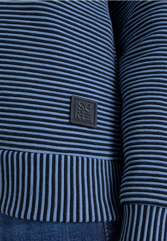 Gestreifte Jacke universal blue