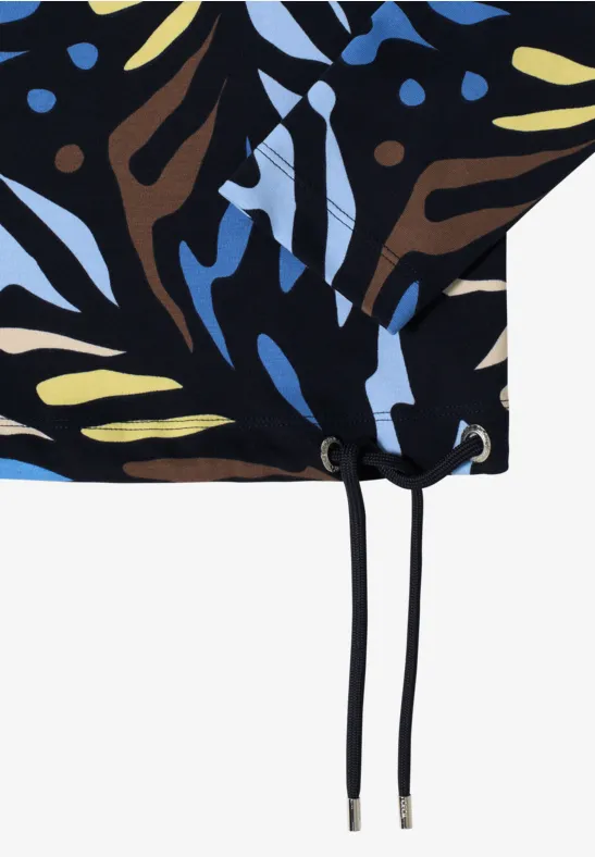 Shirt met patroon universal blue